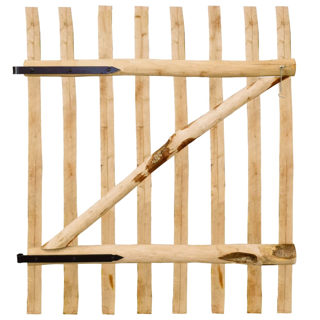 vidaXL Tvoros vartai, lazdyno mediena, 100x120cm