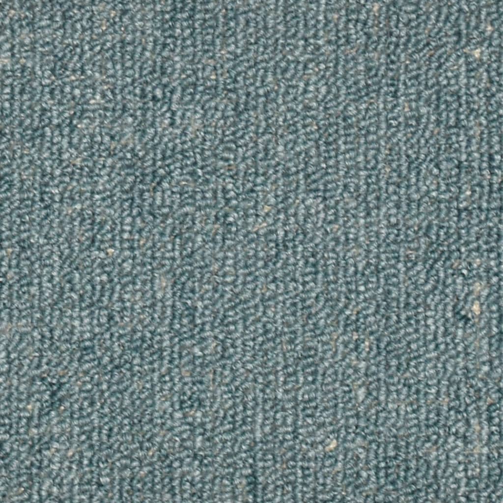 vidaXL Laiptų kilimėliai, 15vnt., mėlynos spalvos, 56x17x3cm